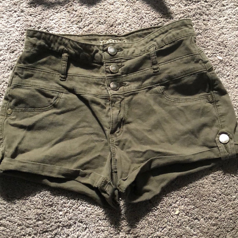 Cute little Army green shorts